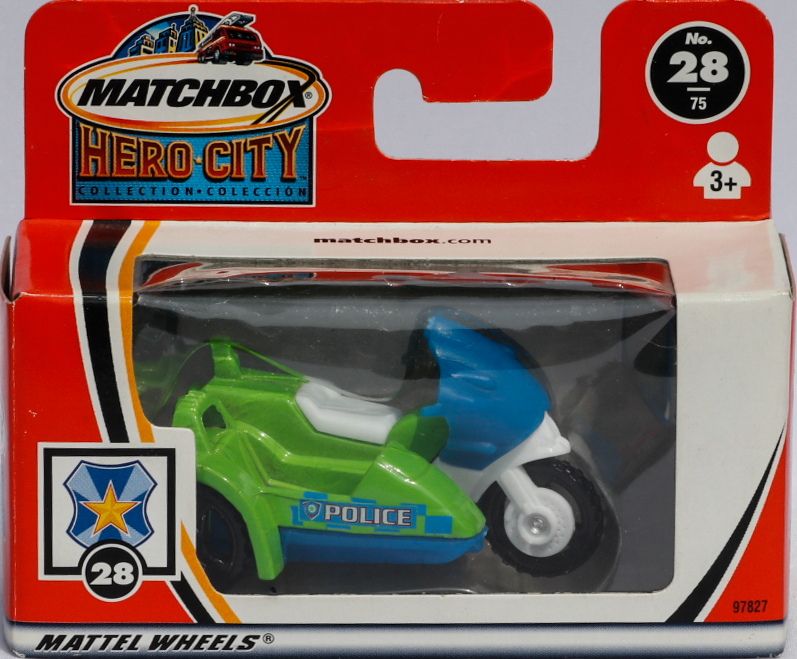 Matchbox Police and Sidecar